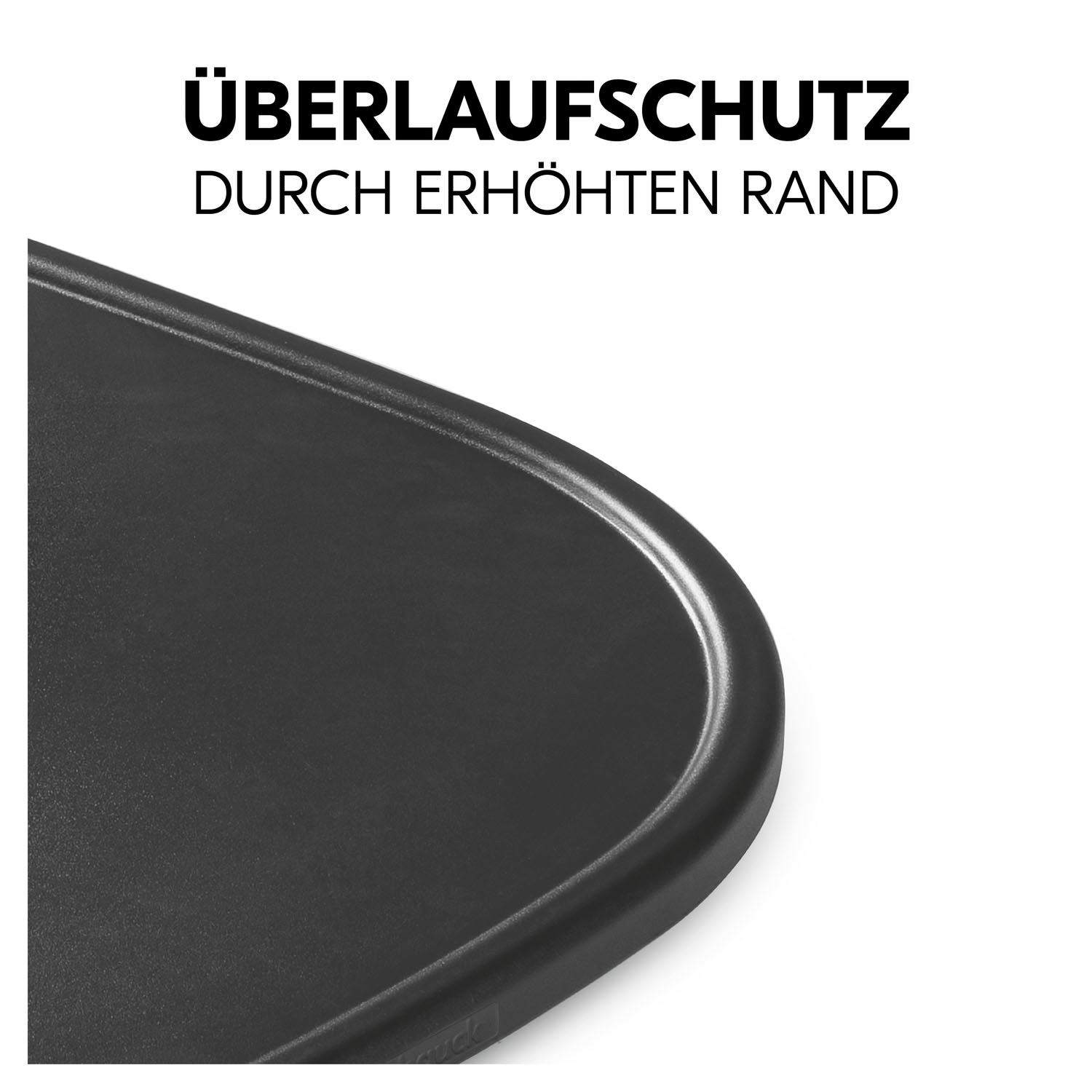 Hauck Plateau de chaise haute »Alpha Click Tray, Black« aus recyceltem Material