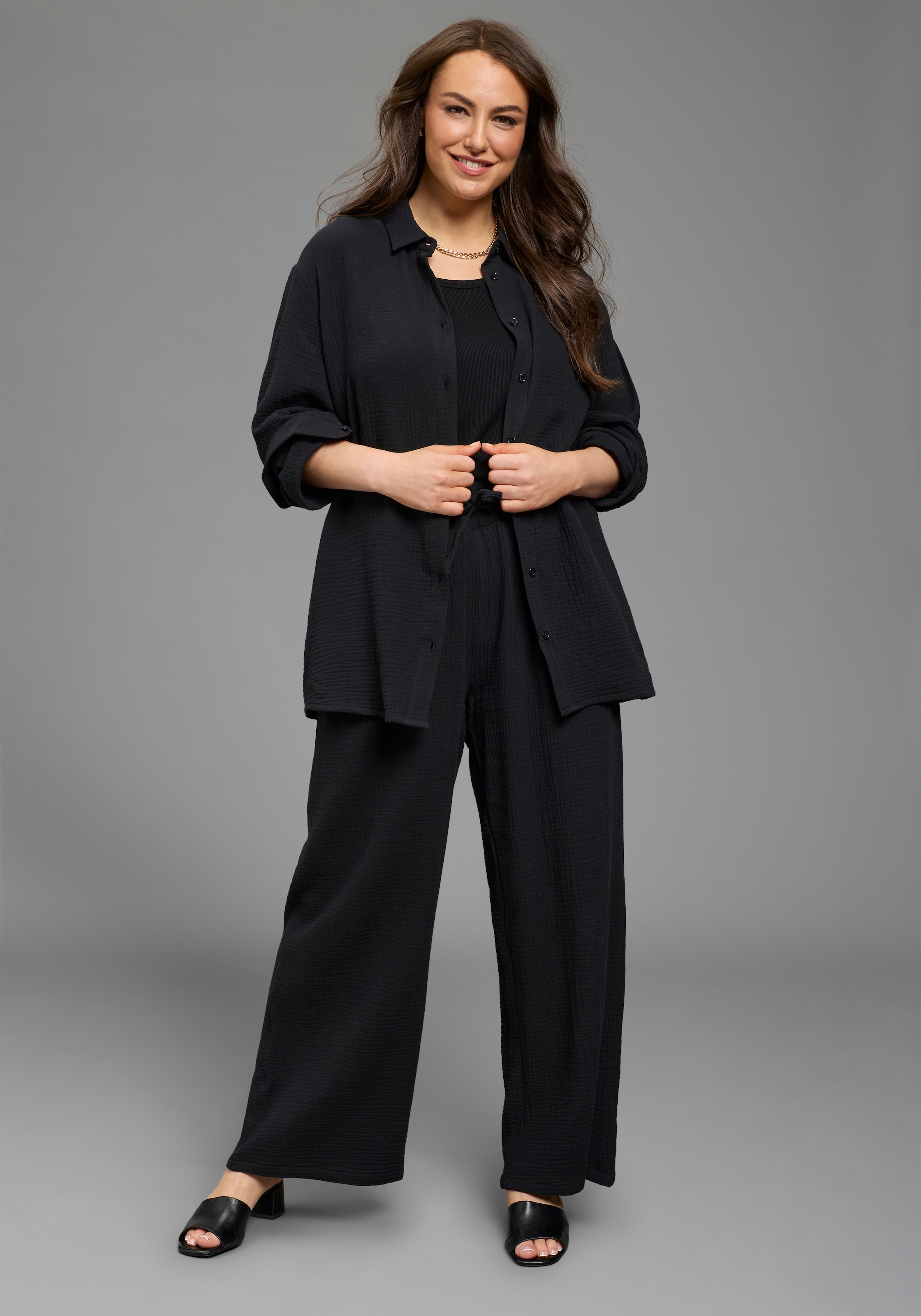 Laura Scott CURVE Pantalon à enfiler  mit bequemem Komfortbund