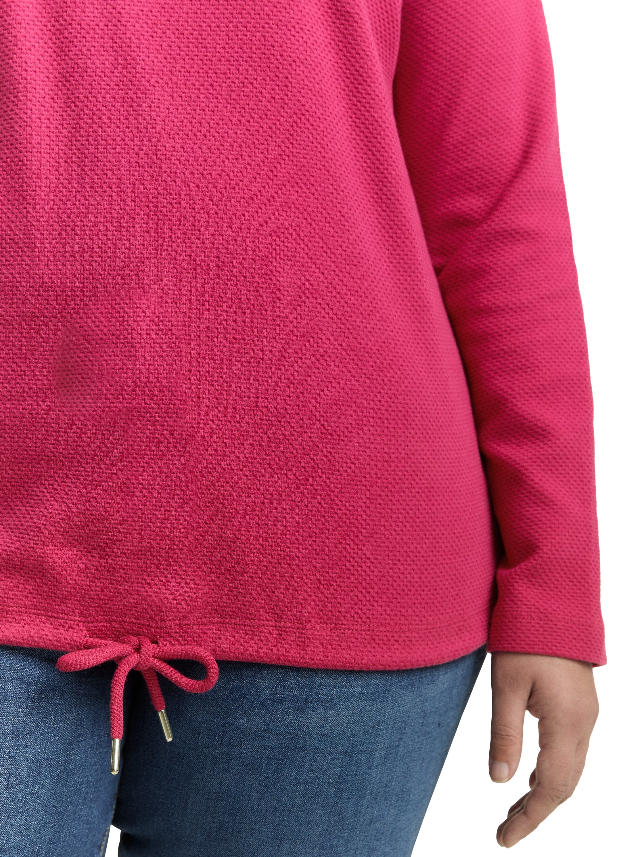 TOM TAILOR PLUS Sweatshirt , mit Kordelzug am Saum

