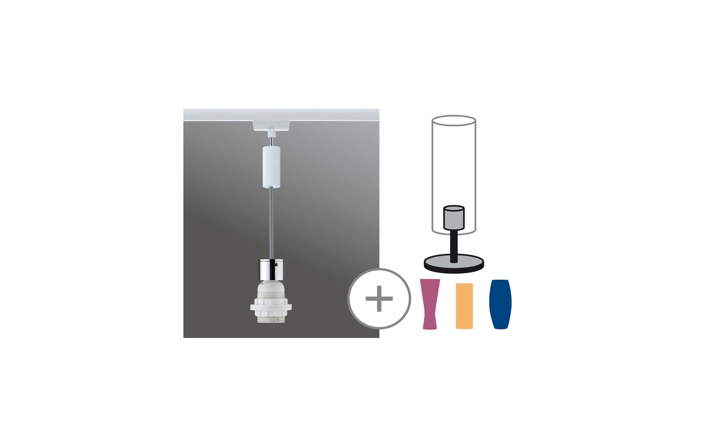 Paulmann Pendelleuchte »Urail 2Easy«, Leuchtmittel E27 | LED wechselbar