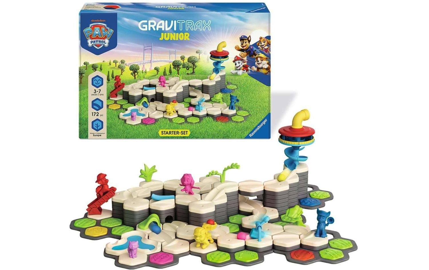 Ravensburger Kugelbahn »Ravensburger Kugelbahn GraviTrax Junior Paw Patrol – Starter-Set XXL«