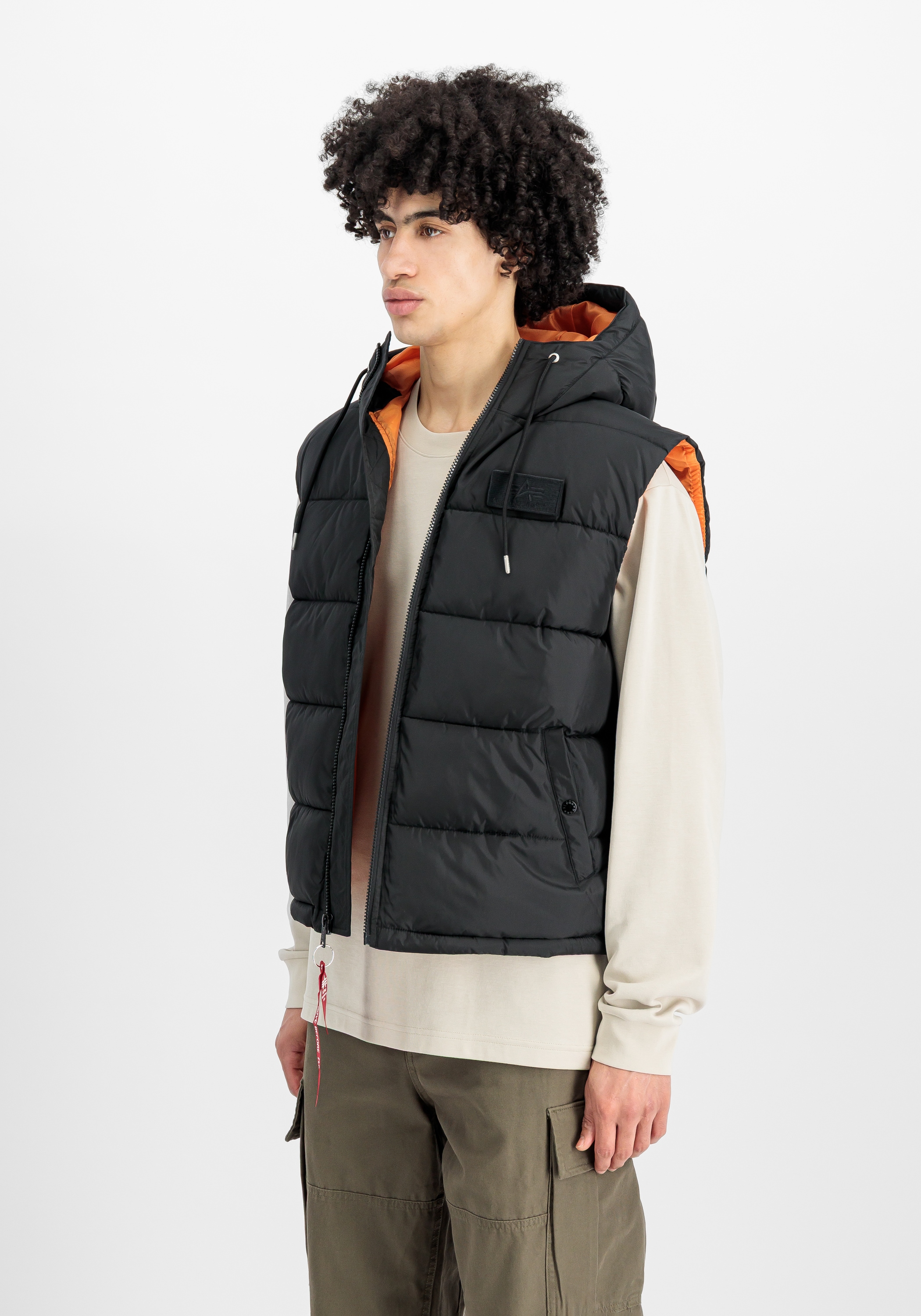 Alpha Industries Wendejacke »Hooded Puffer Vest FD«