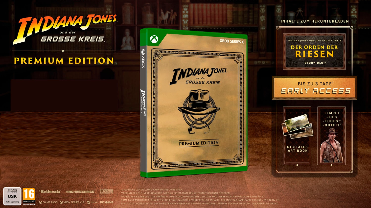 Spielesoftware »Indiana Jones und der grosse Kreis Collector's Edition«, Xbox Series X