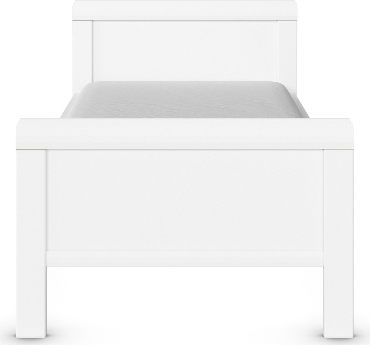 rauch Bett »Bett Einzelbett Stollenbett EVELYN« in Komforthöhe aus Holzwerkstoff in elegantem Stil MADE IN GERMANY