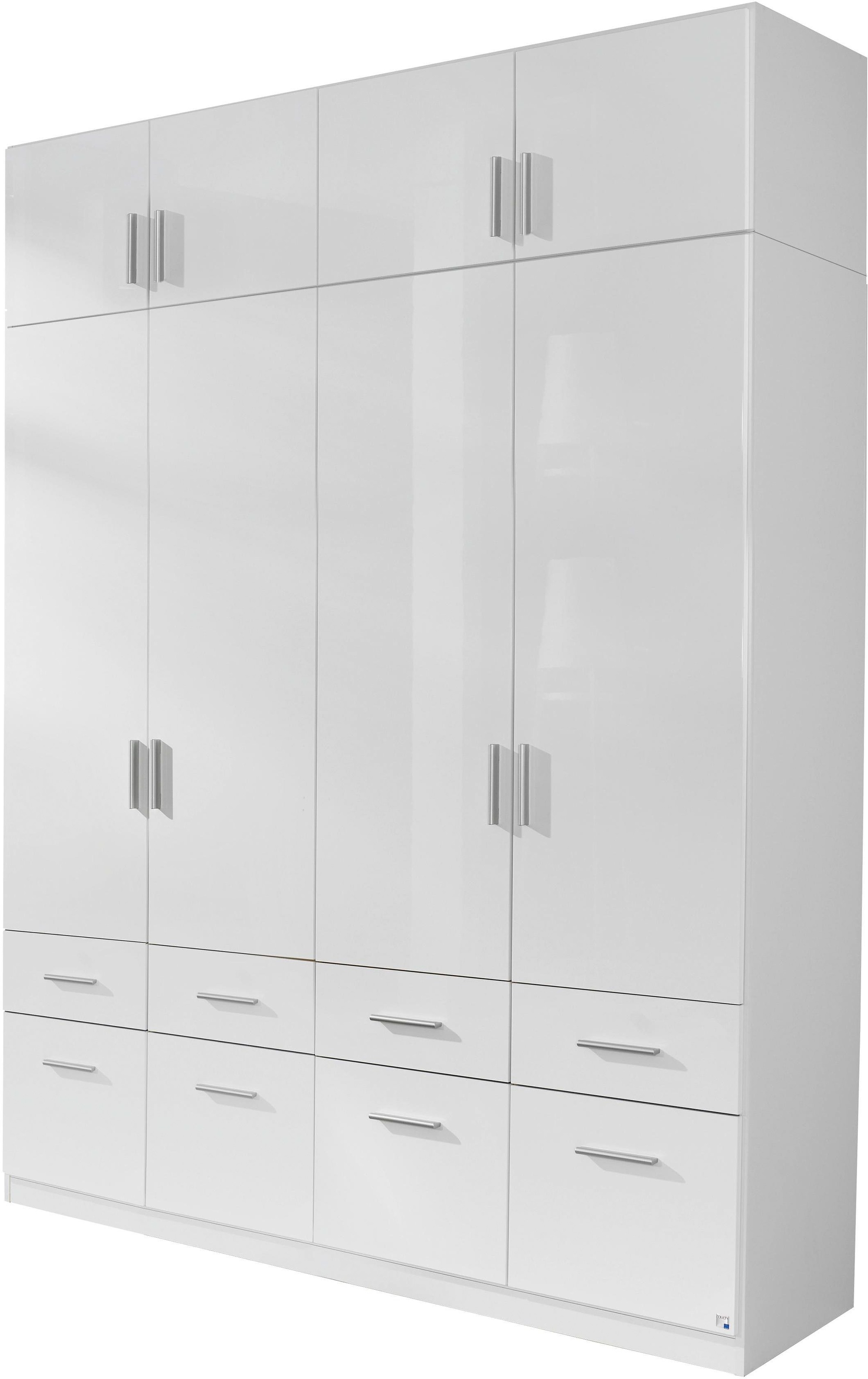 Image of rauch Drehtürenschrank "Kleiderschrank Schrank Garderobe Schlafzimmerschrank CELLE" in 4 Breiten und 2 Höhen, optional mit Schubkästen MADE IN GERMANY