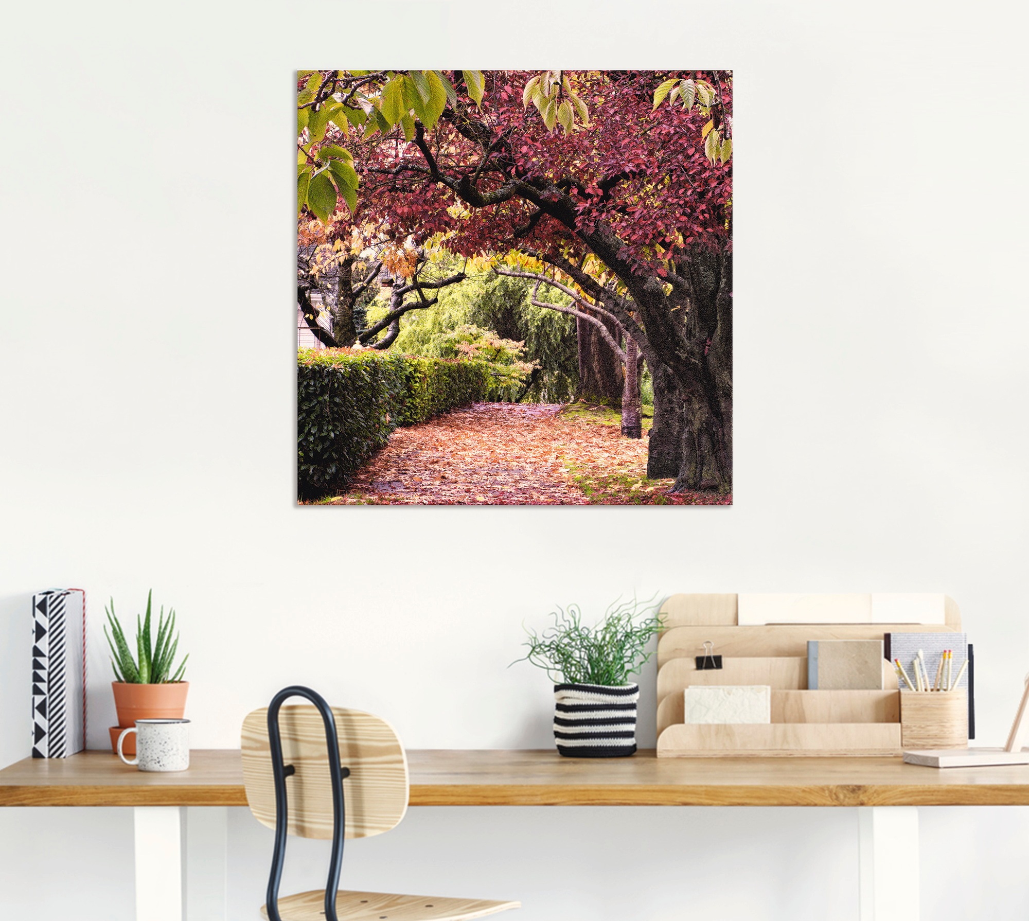 Artland Wandbild »Baumbogen«, Bäume, (1 St.), als Alubild, Outdoorbild, Leinwandbild, Poster in verschied. Grössen