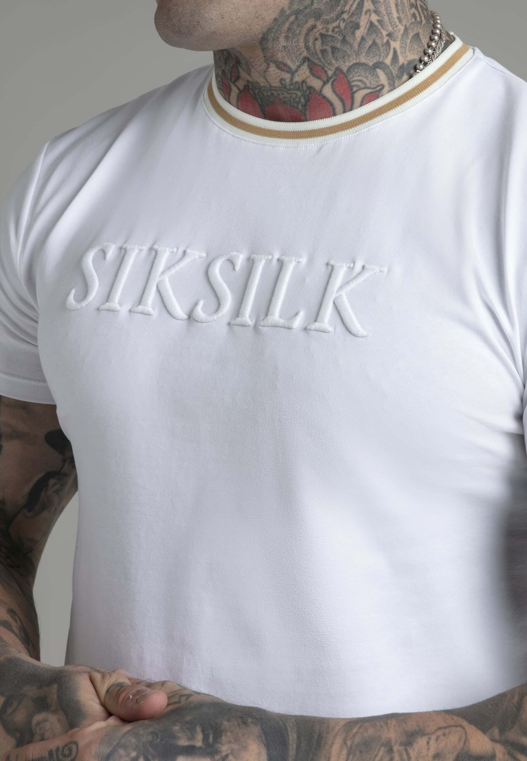 Siksilk T-Shirt »Siksilk T-Shirt Logo T-Shirt in White«