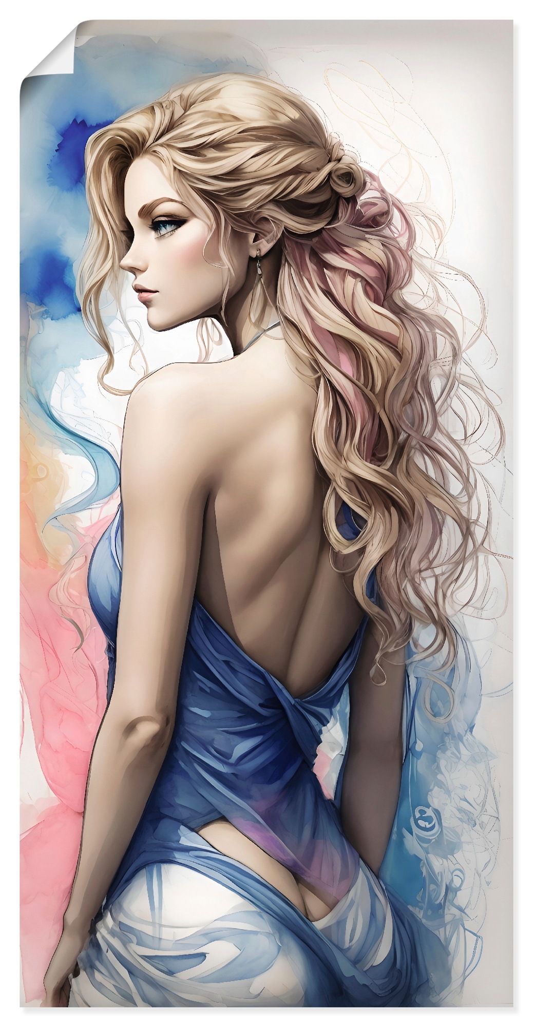 Image of Artland Wandbild "Die Schönheit einer Frau V" Erotische Bilder 1 Stk. tlg. als Alubild, Leinwandbild, Poster, Wandaufkleber in verschied. Grössen