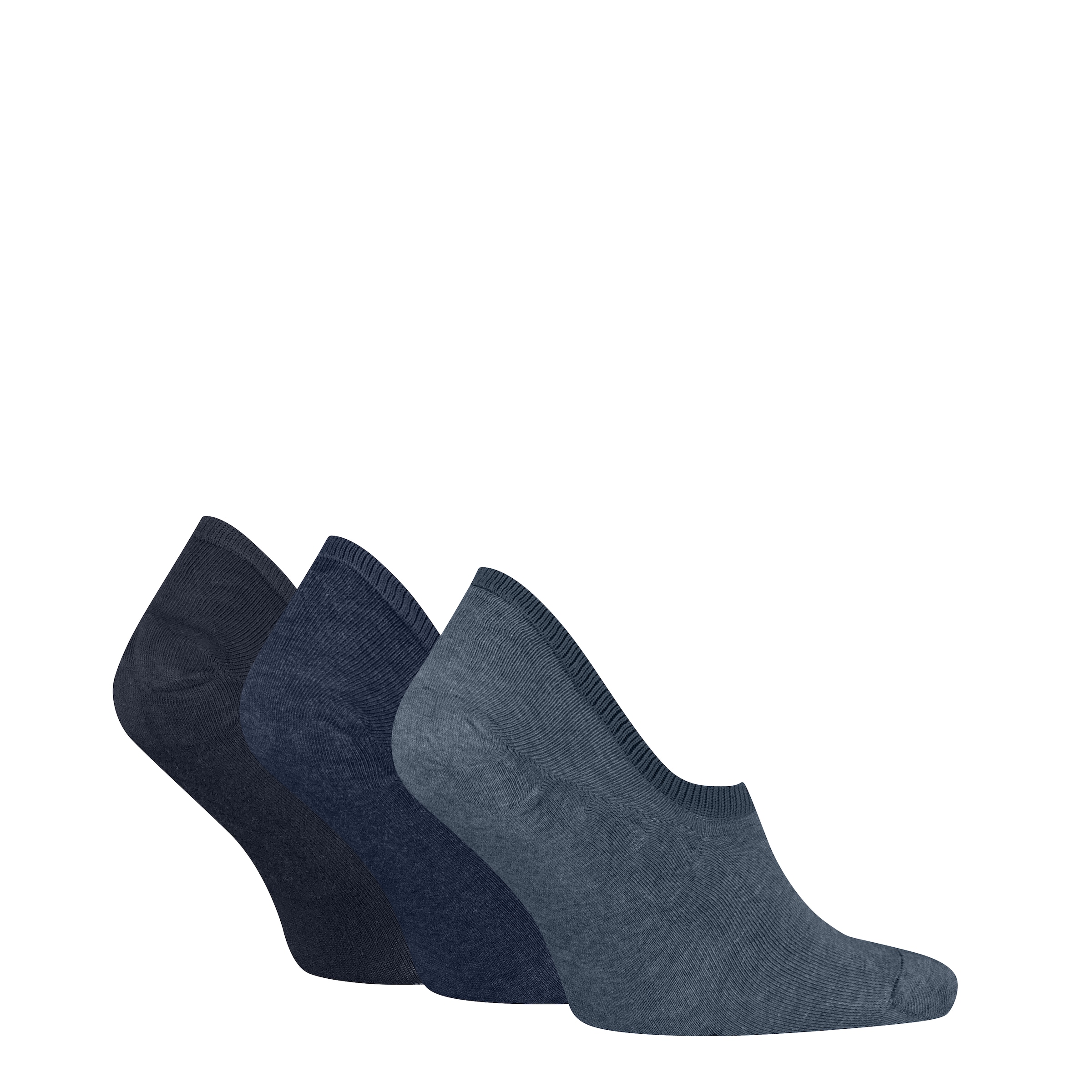 Calvin Klein Chaussons »CK MEN FOOTIE HIGH CUT« 3 paires,  silhouette taille haute, mélange de coton