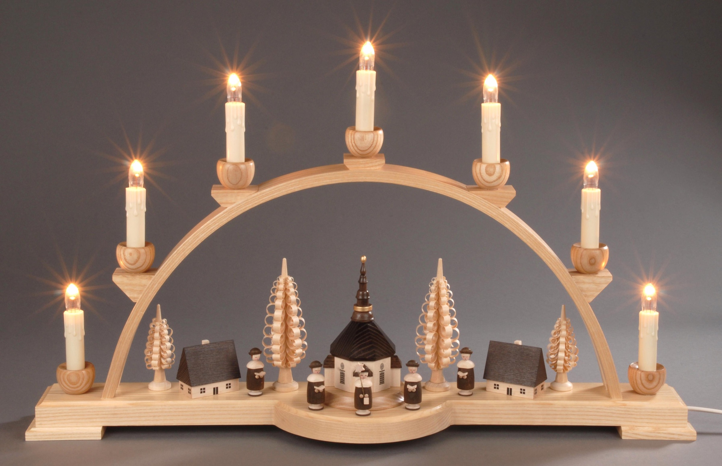 Image of Albin Preissler Schwibbogen »Seiffener Dorf«, elektrisch beleuchtet bei Ackermann Versand Schweiz