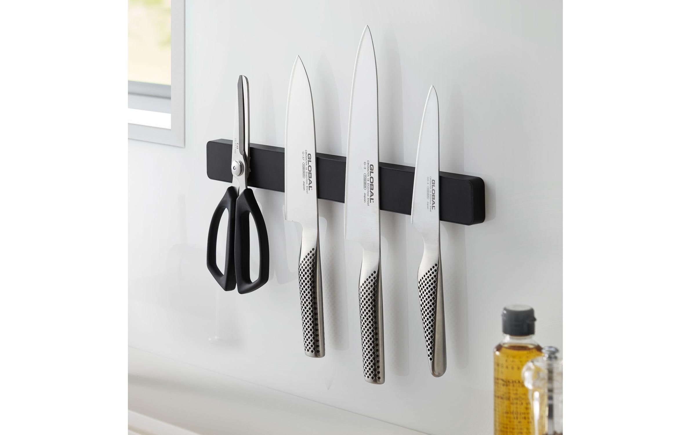 Yamazaki Barre murale magnétique pour couteaux »Magnetschiene Tower 35 x 1,7 x 4 cm« Magnetischer Messerhalter