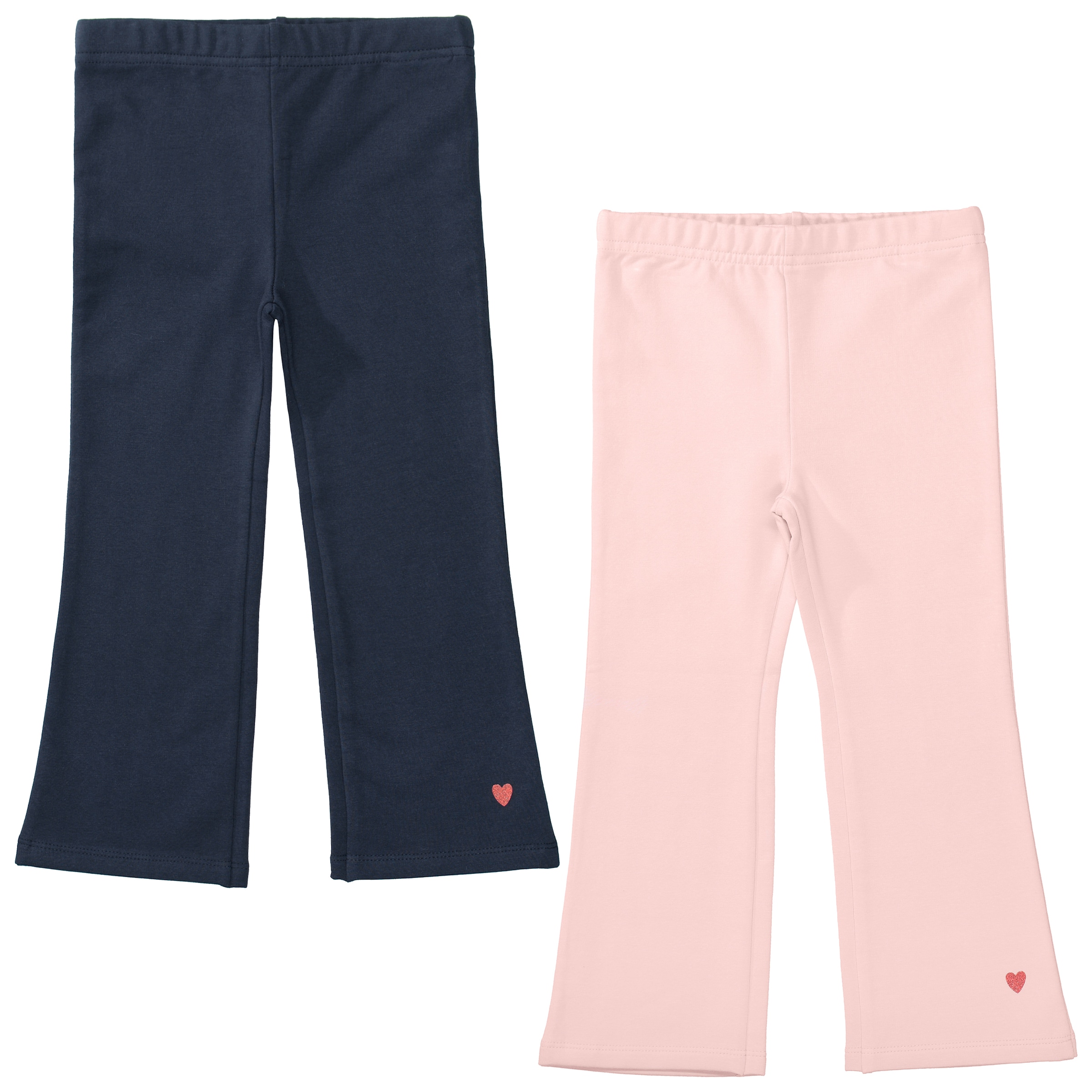 Image of STACCATO Leggings 2er Pack, mit Herz-Print und ausgestelltem Bein, für Girls