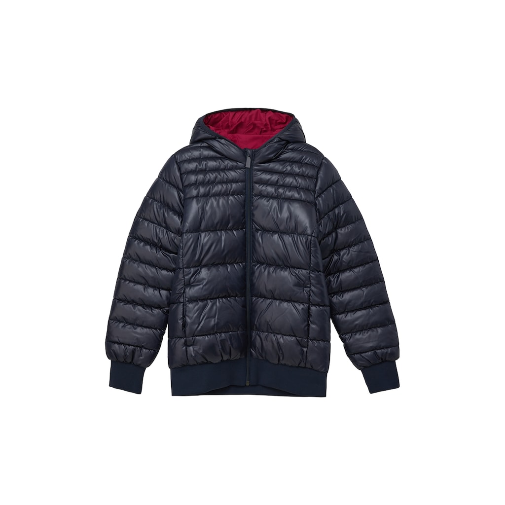 s.Oliver Junior Outdoorjacke, mit Kapuze, mit Kapuze