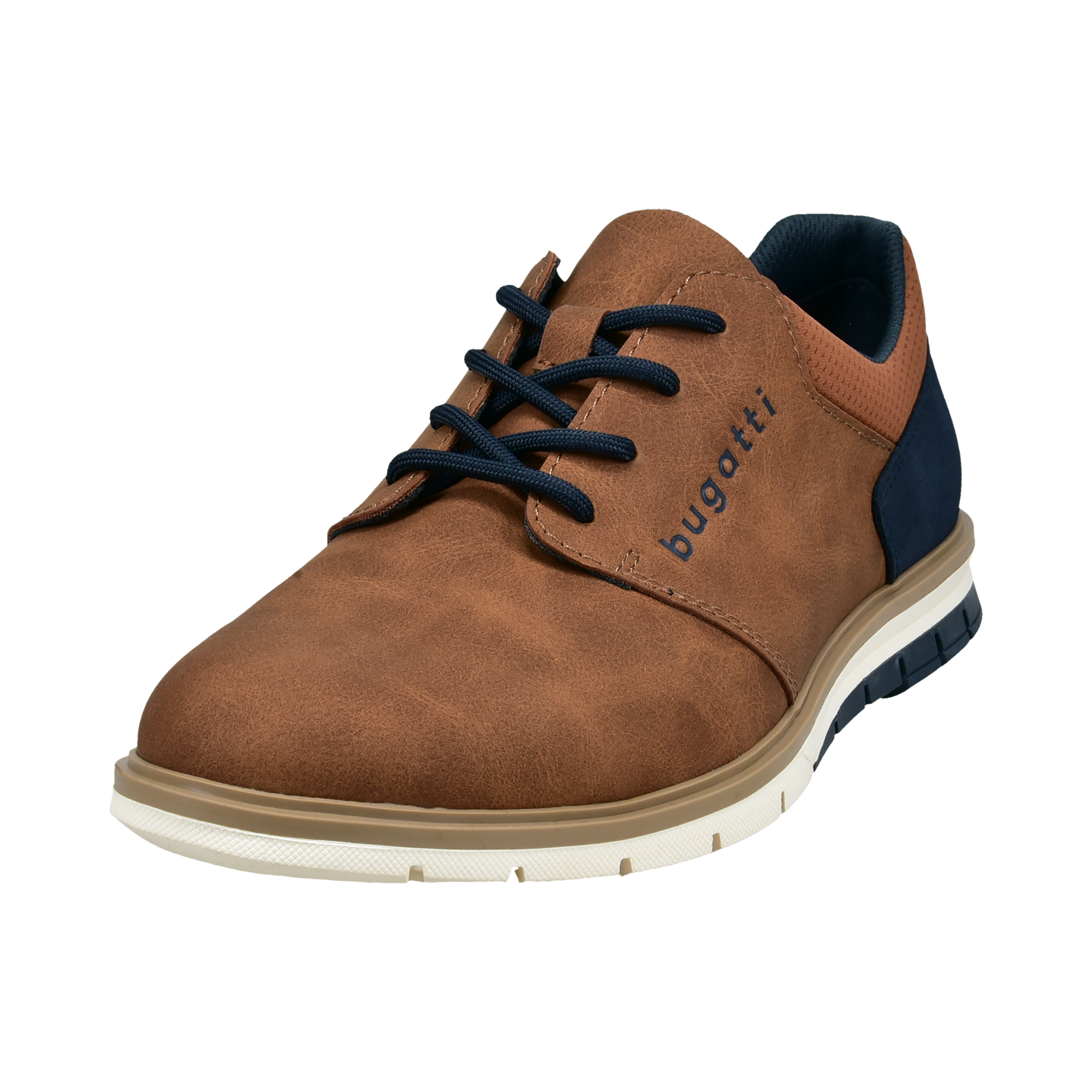 Image of bugatti Schnürschuh Freizeitschuh, Halbschuh, Schnürschuh mit seitlicher Logoprägung
