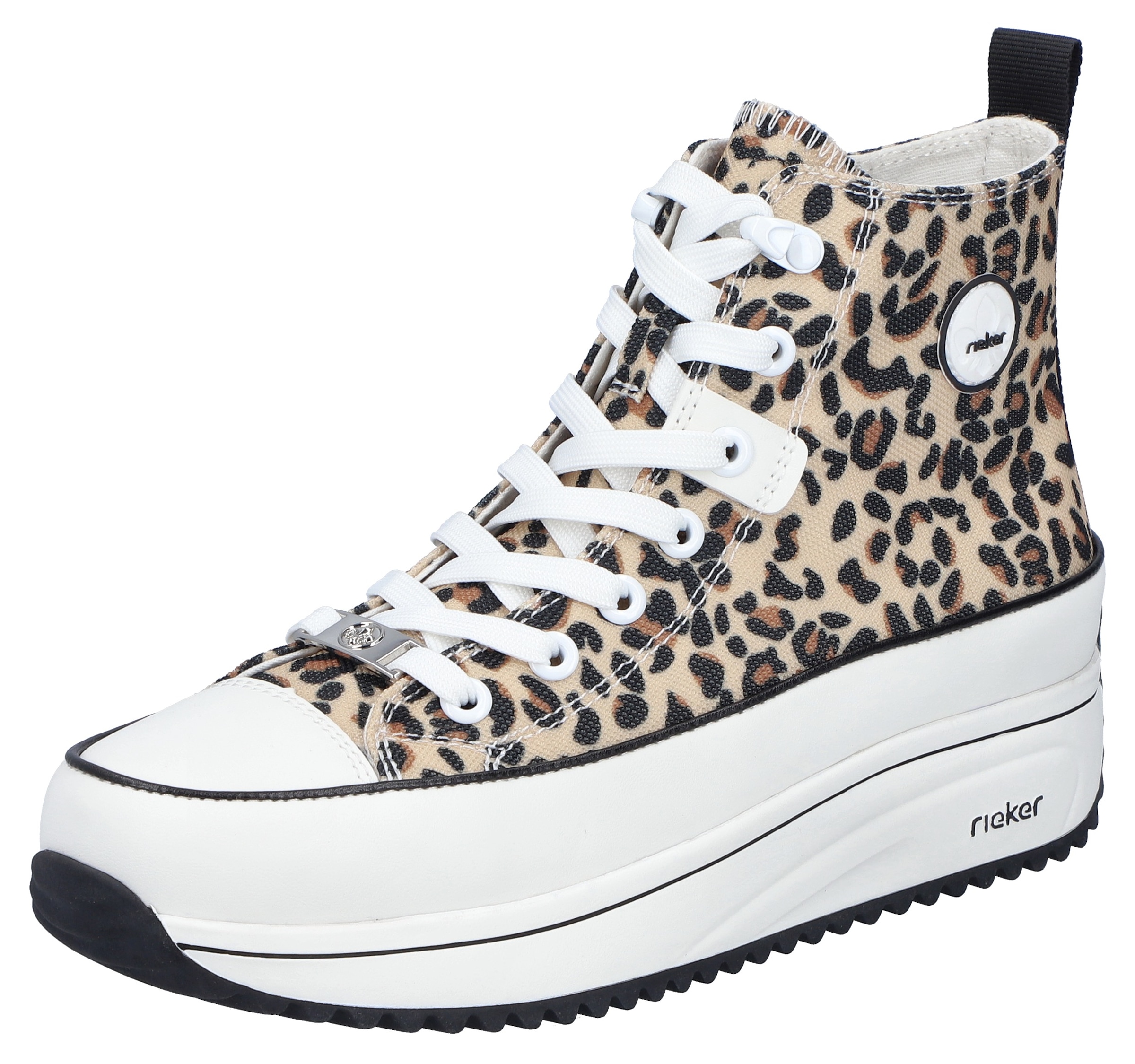Image of Rieker Plateausneaker High Top-Sneaker, Schnürboots in bequemer Form