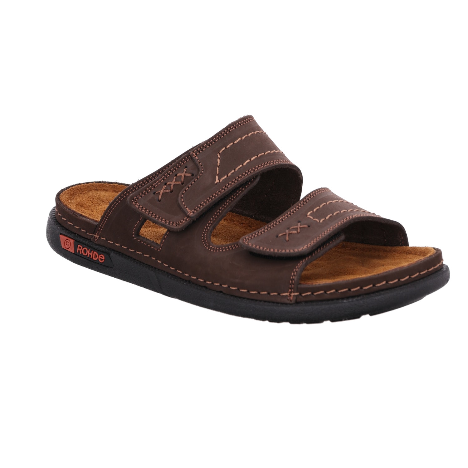 Image of Rohde Pantolette "CENTO" Sommerschuh, Hausschuh mit zwei praktischen Klettverschlüssen