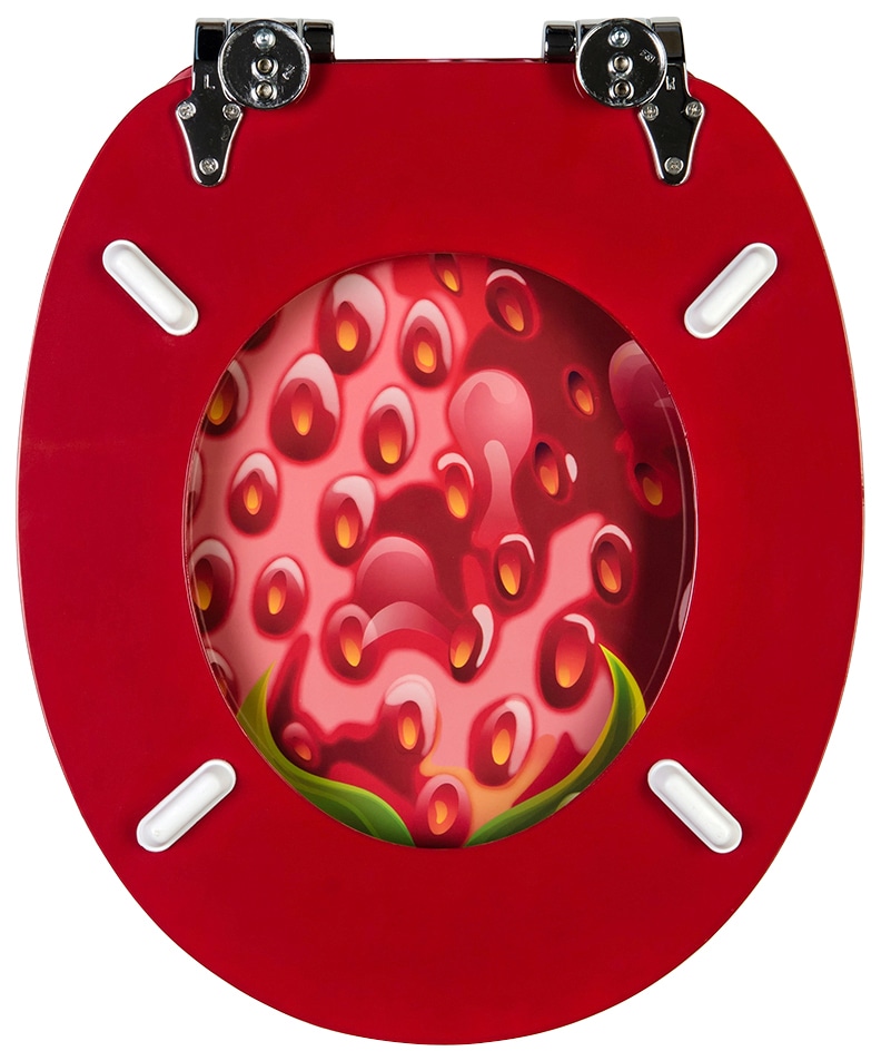 Sanilo Siège de WC »Strawberry« mit Absenkautomatik