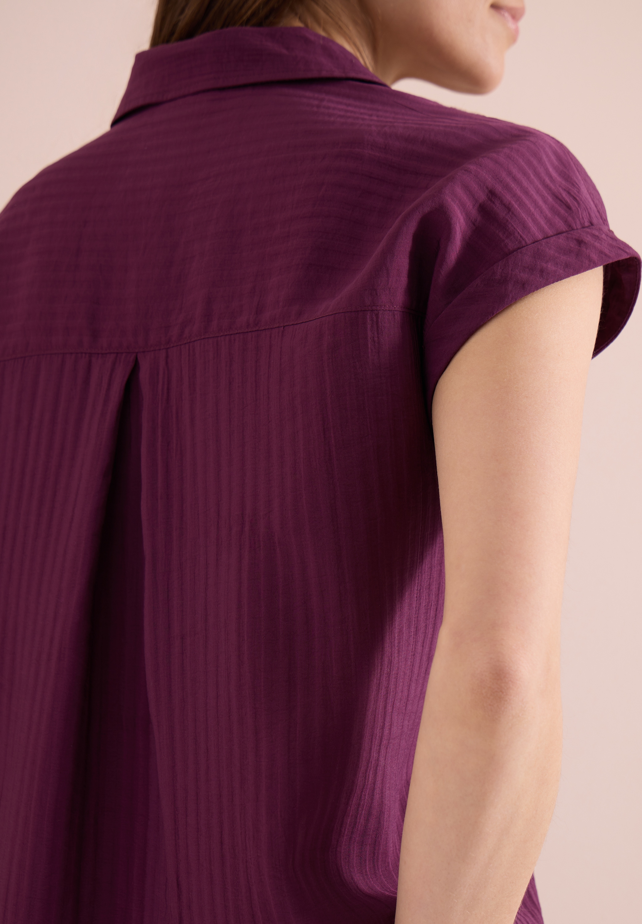 Cecil Blouse à manches courtes avec patte de boutonnage décorative