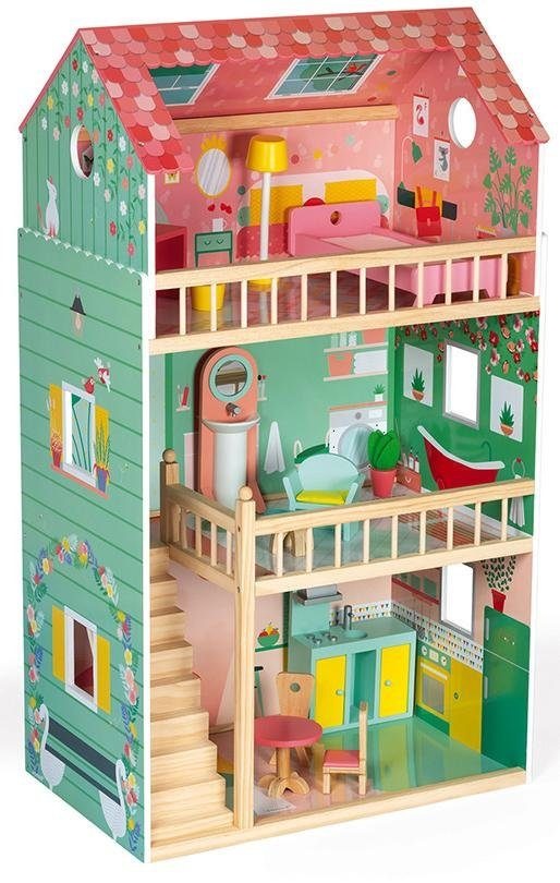 Image of Janod Puppenhaus »Maxi, Happy Day«, mit Möbel bei Ackermann Versand Schweiz