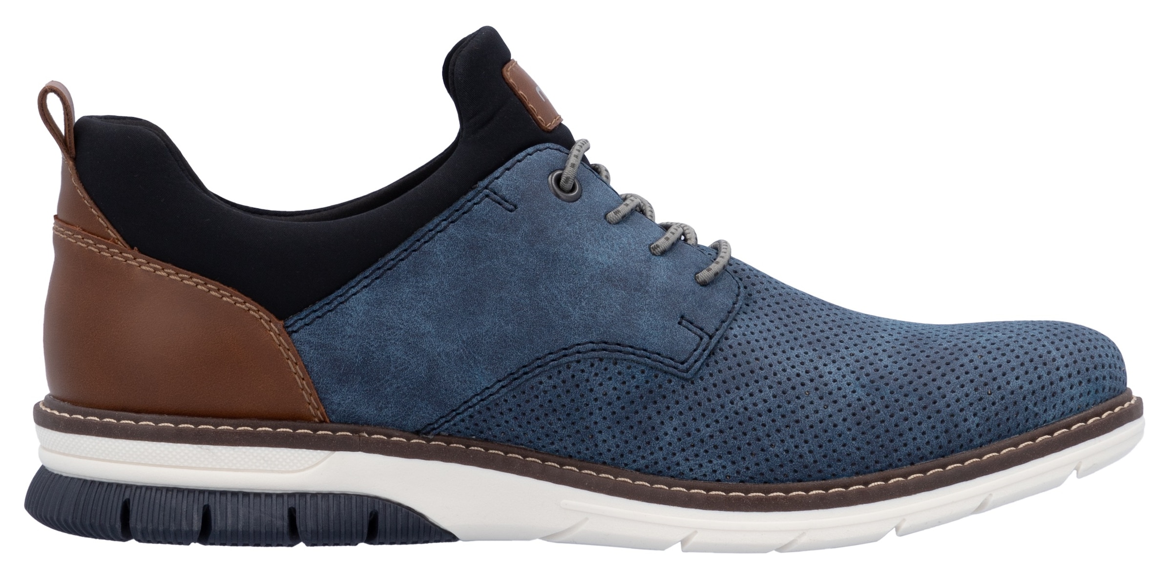 Rieker Baskets slip-on  Schlupfschuh, Halbschuh, Freizeitschuh mit Prägung