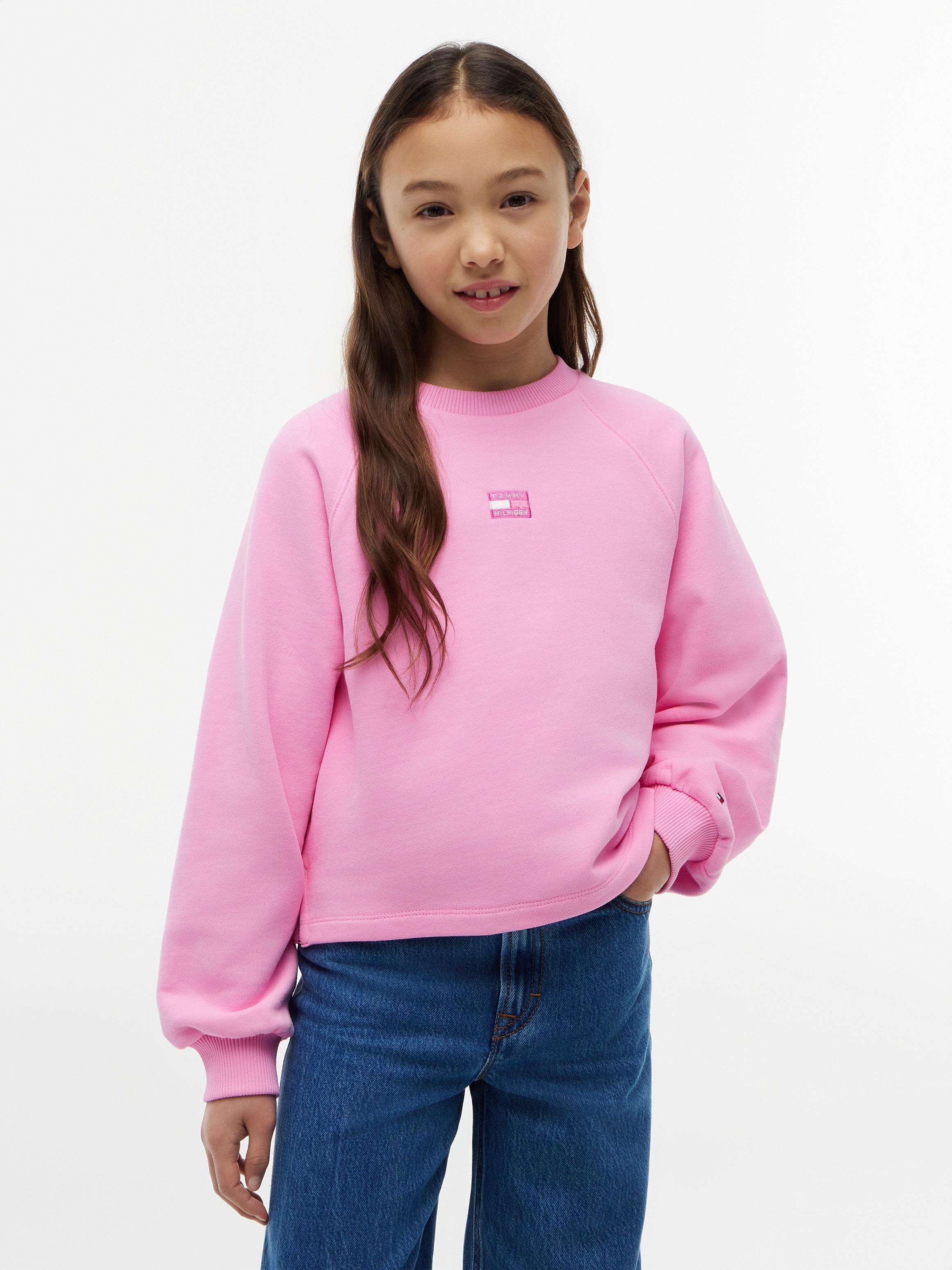 Image of Tommy Hilfiger Sweatshirt, Rundhalsausschnitt, Regular Fit, Kinder bis 16 Jahre