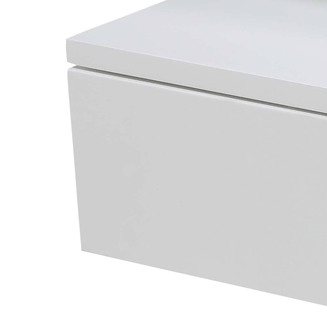 ACTONA GROUP Nachttisch »Ashlan Nachtkommode« Nachtschrank, wandmontiert, 1 Schublade, 1 Fachboden, Metallschienen