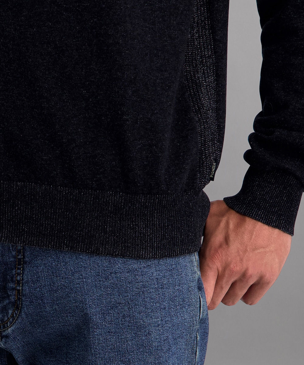 Pioneer Authentic Jeans Strickjacke aus Baumwolle