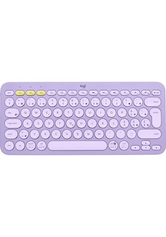 Wireless-Tastatur »K380 Multi-Device Lavendel«