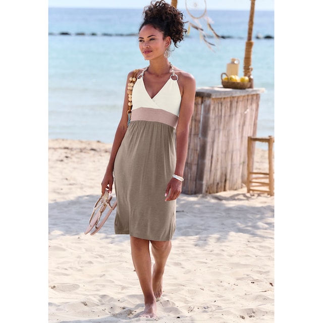 ♕ Beachtime Strandkleid, mit Color-Blocking-Optik versandkostenfrei  bestellen
