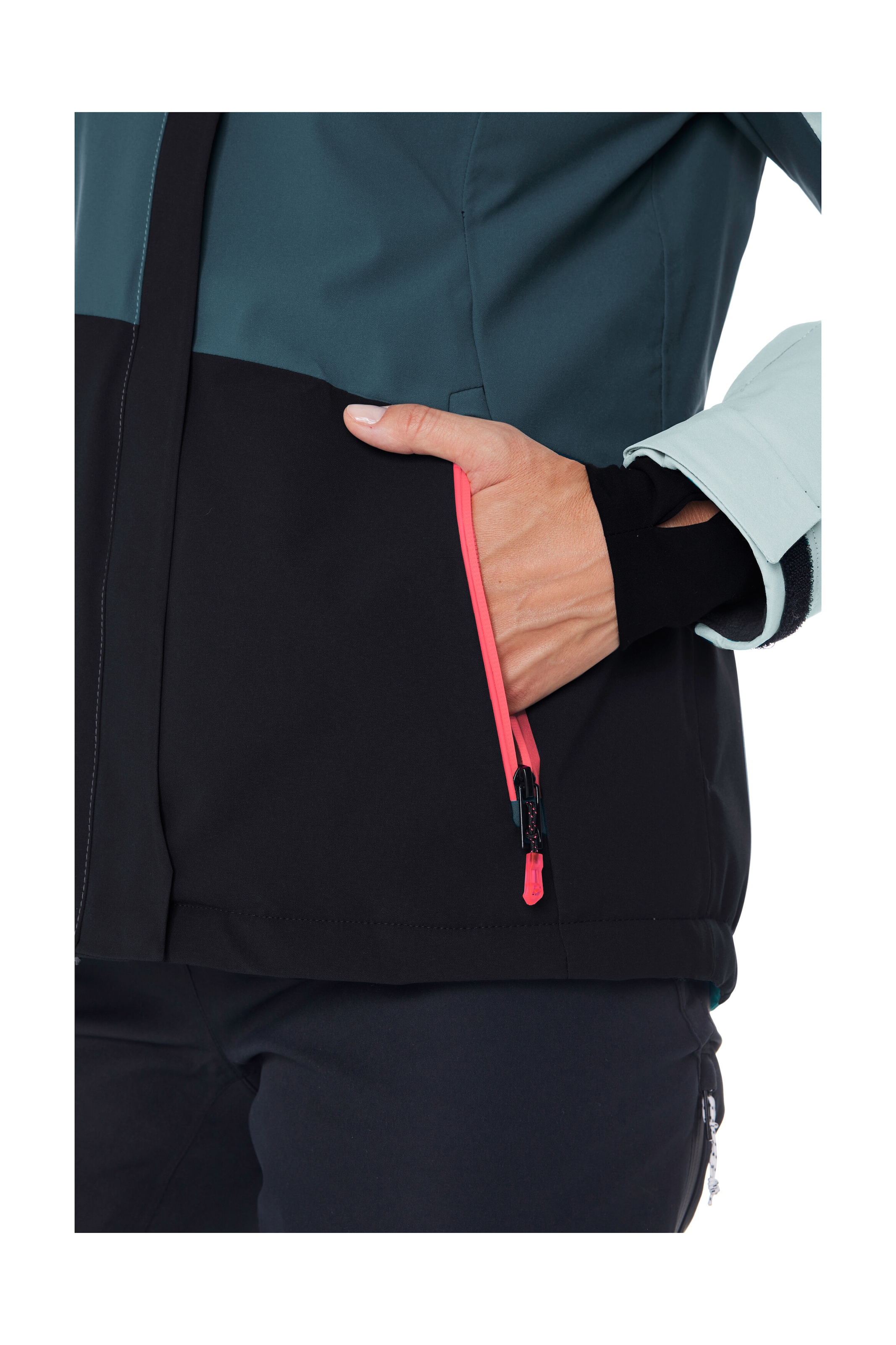 Killtec Skijacke »KSW 67 WMN SKI JCKT« Damen Skijacke: wasserdicht, atmungsaktiv, abnehmbare Kapuze