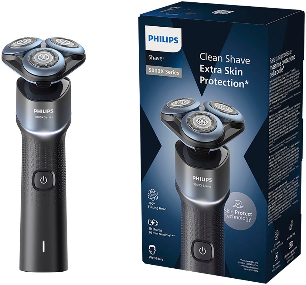 Image of Philips Elektrorasierer "Serie 5000X X5006/00" mit SkinProtect Technologie, nass und trocken verwendbar