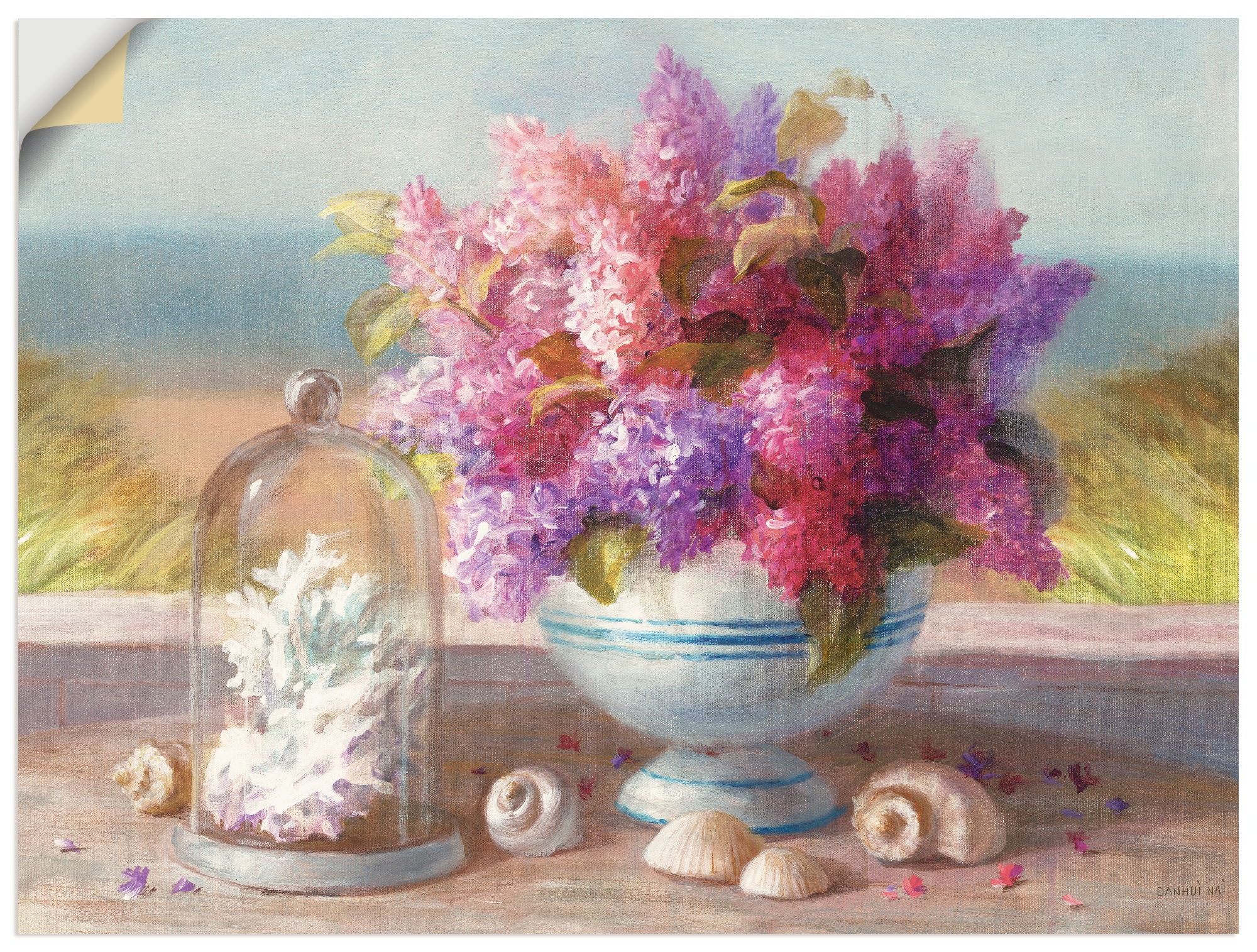 Image of Artland Wandbild »Seeseite im Frühling«, Arrangements, (1 St.), in vielen Grössen & Produktarten -Leinwandbild, Poster, Wandaufkleber / Wandtattoo auch für Badezimmer geeignet bei Ackermann Versand Schweiz