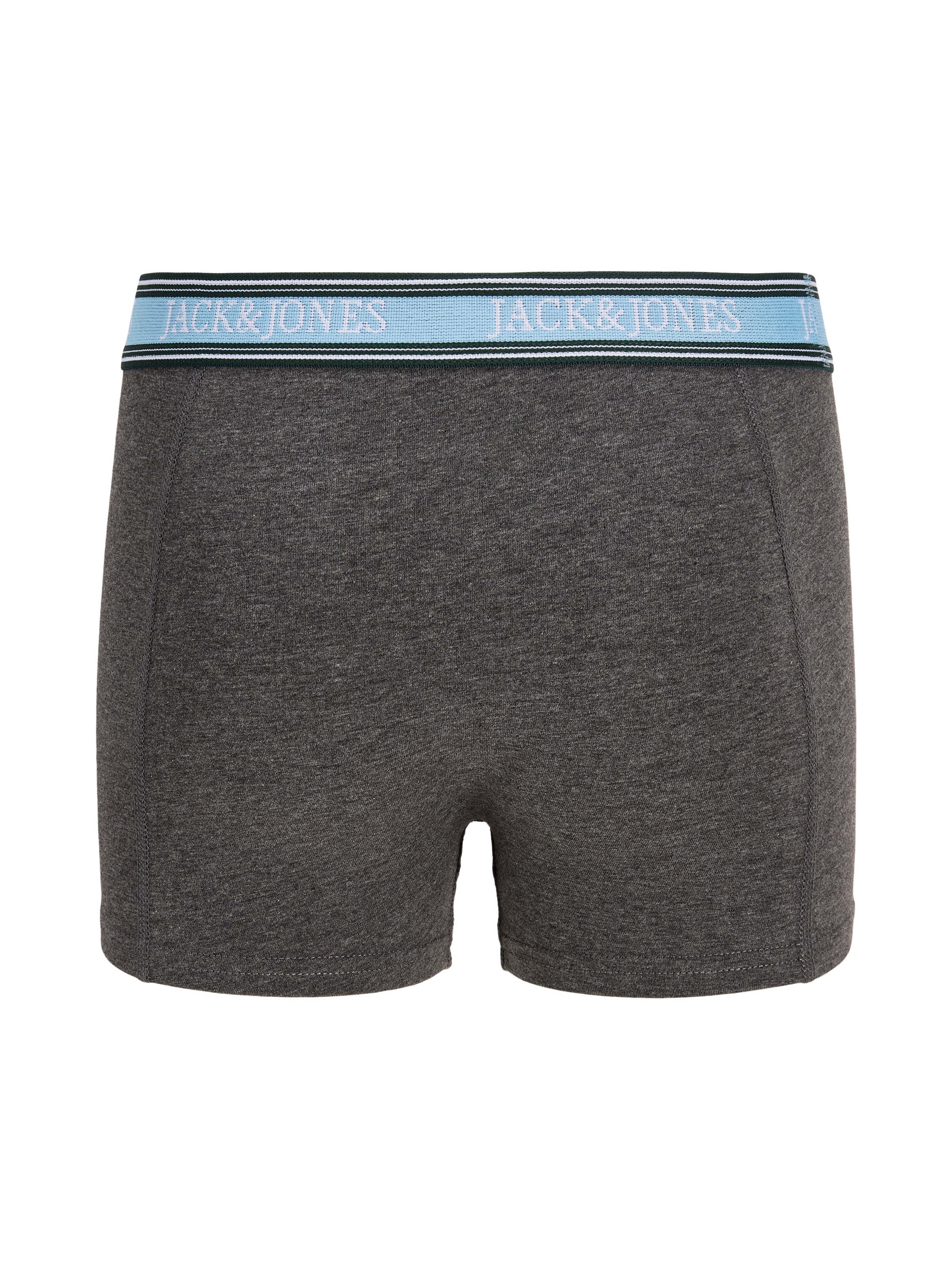 Jack & Jones Junior Tronc »JACFAZE SOLID TRUNKS 5 PACK JNR BTS« Paquet, 5 cuis mélange de coton, bord-côte élastique