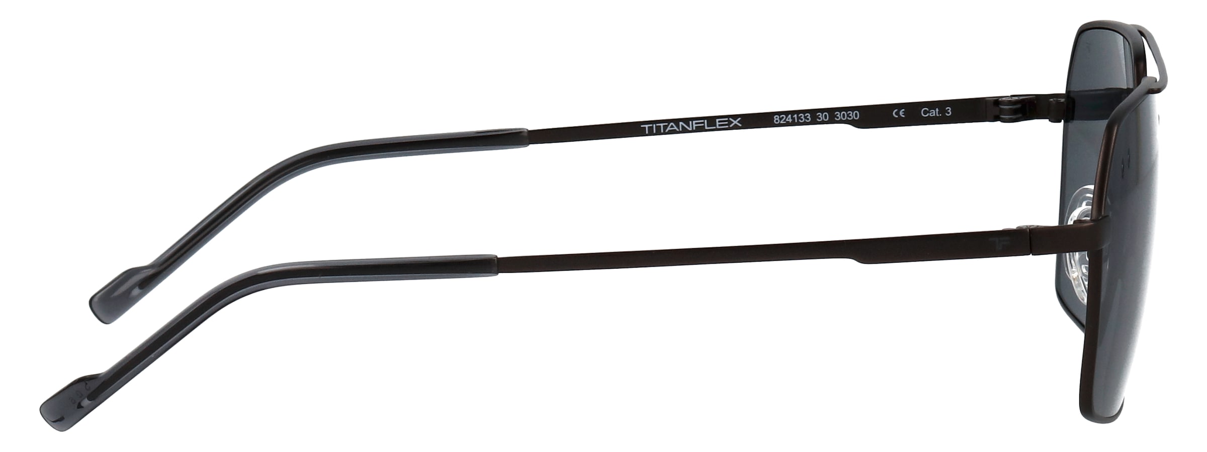 TITANflex Lunettes de soleil »Modell 824133« Forme Pilot, inscription logo sur la branche, monture Titanflex