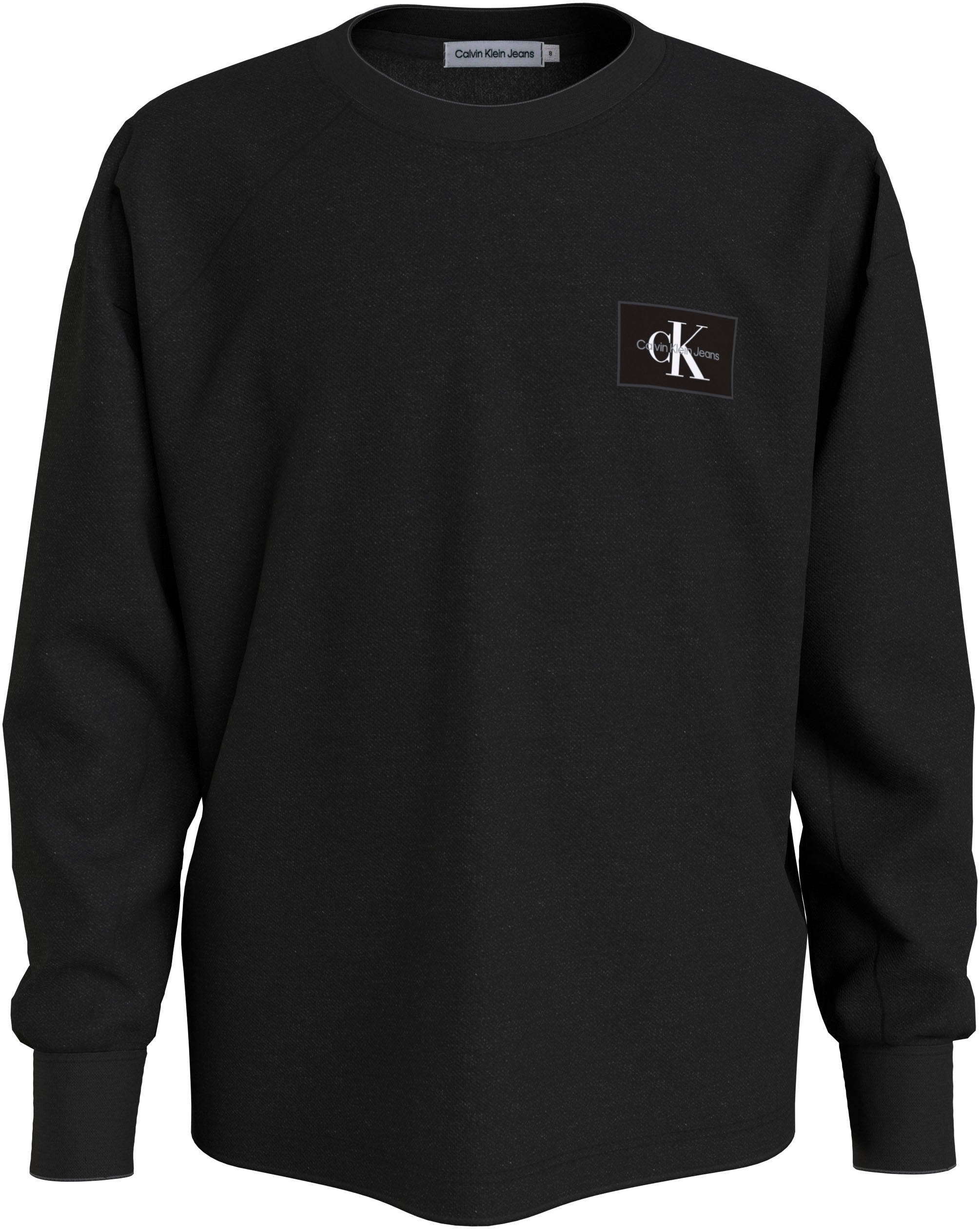 Jetzt Calvin Klein Jeans Langarmshirt Logopatch WAFFLE mit »MODERN LS bestellen T-SHIRT«, BADGE
