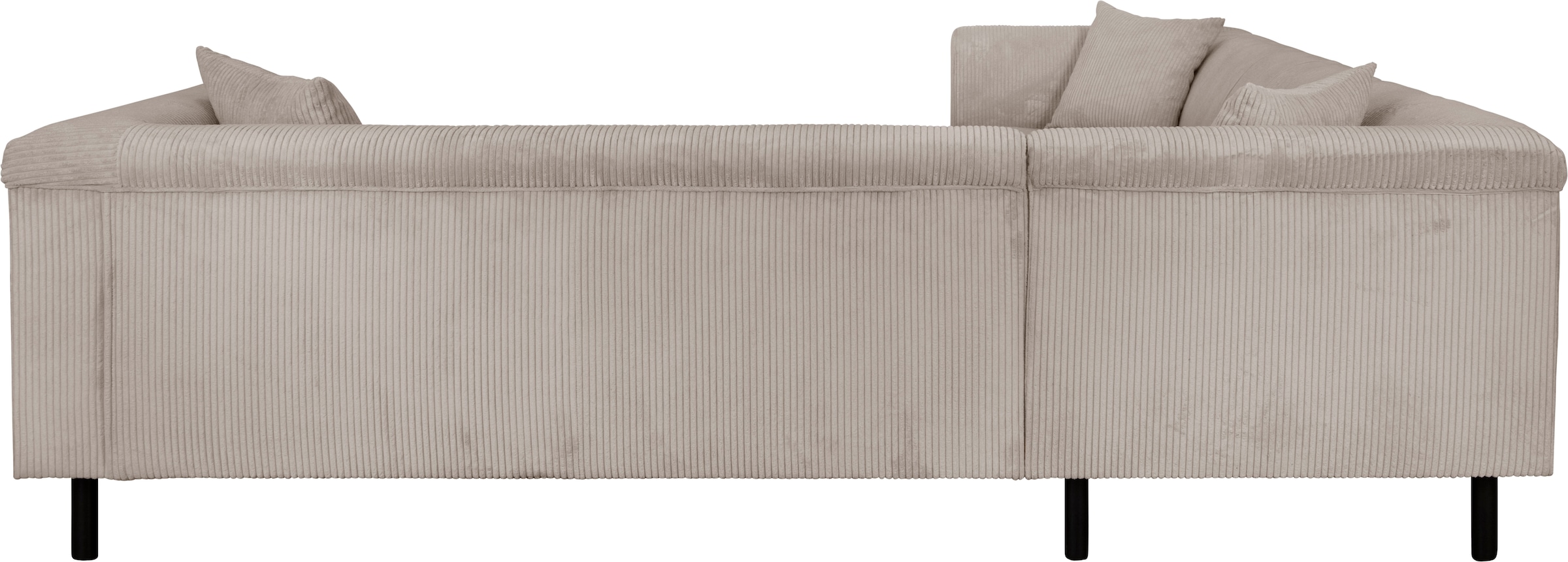 Home affaire Ecksofa »AGNIA L-Form   B/T/H: 244/244/71 cm« incl. Zierkissen, gleichschenklig, auch in Cord