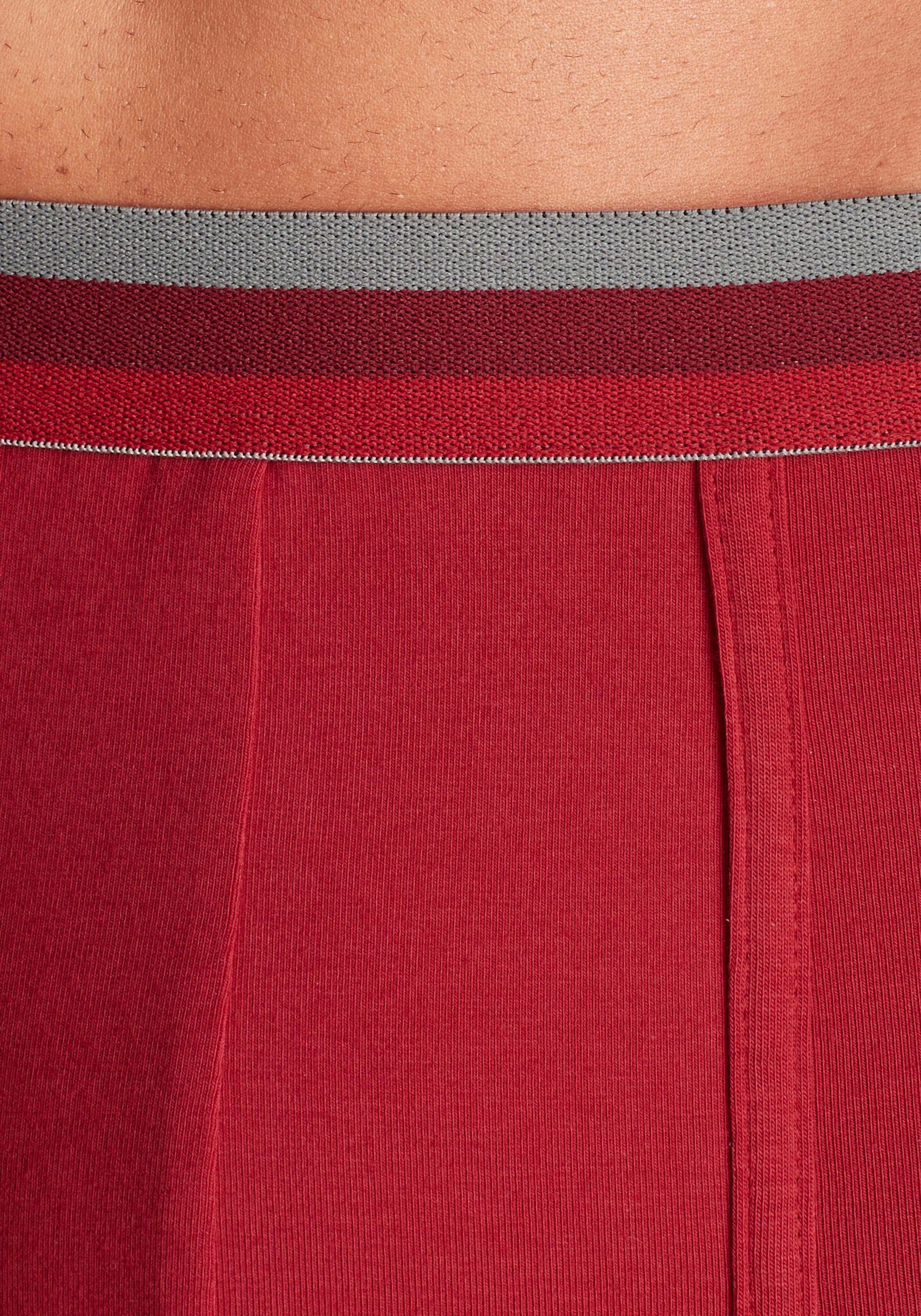 Bench. Boxer long Paquet, 3 cuis Culottes avec ceinture élastique et impression logo sur la jambe
