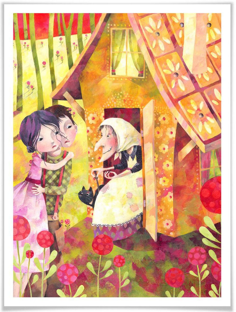 Image of Wall-Art Poster »Märchen Wandbilder Hänsel und Gretel«, Geschichten & Märchen, (1 St.), Poster, Wandbild, Bild, Wandposter bei Ackermann Versand Schweiz