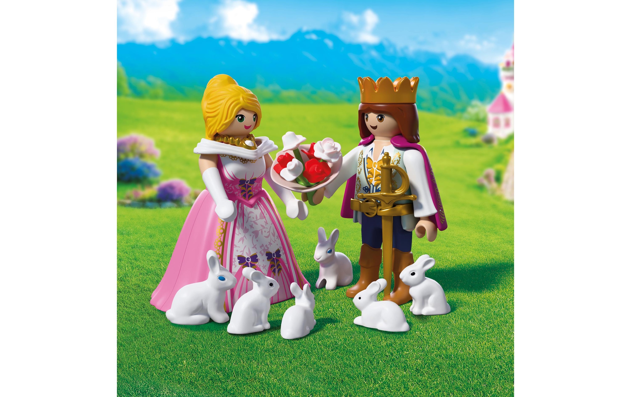 Playmobil® Jeu de construction »Königlicher Irrgarten (72053), Princess« Made in Europe