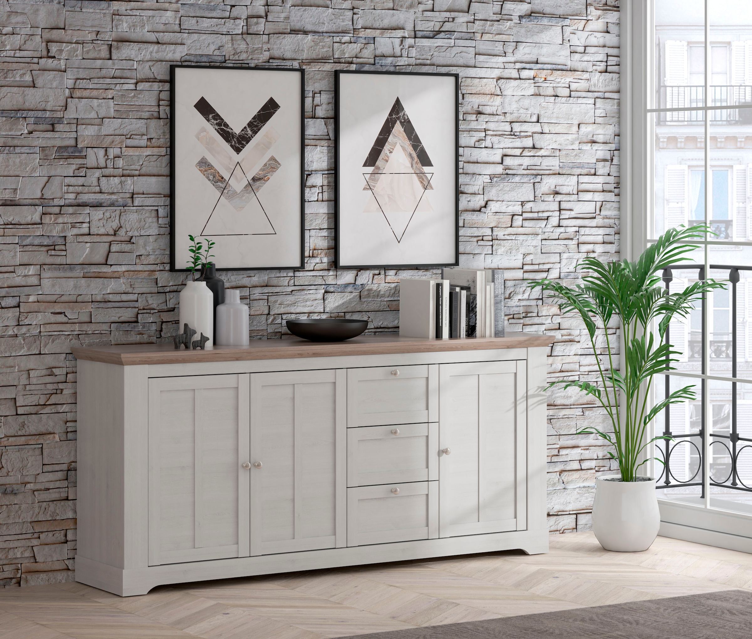 Image of FORTE Sideboard "Iloppa" Breite ca. 204 cm
