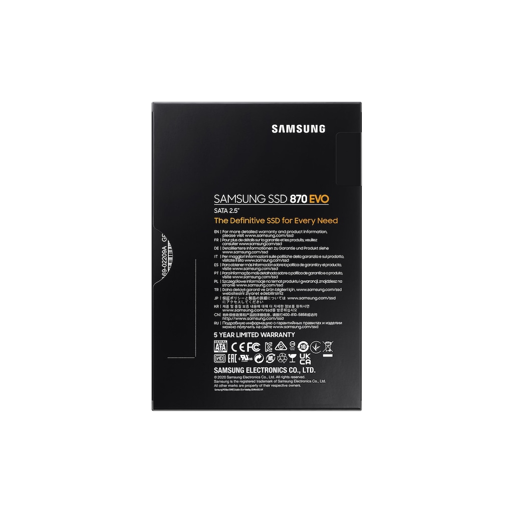 Samsung externe SSD »870 EVO 44683 SATA 250 G«