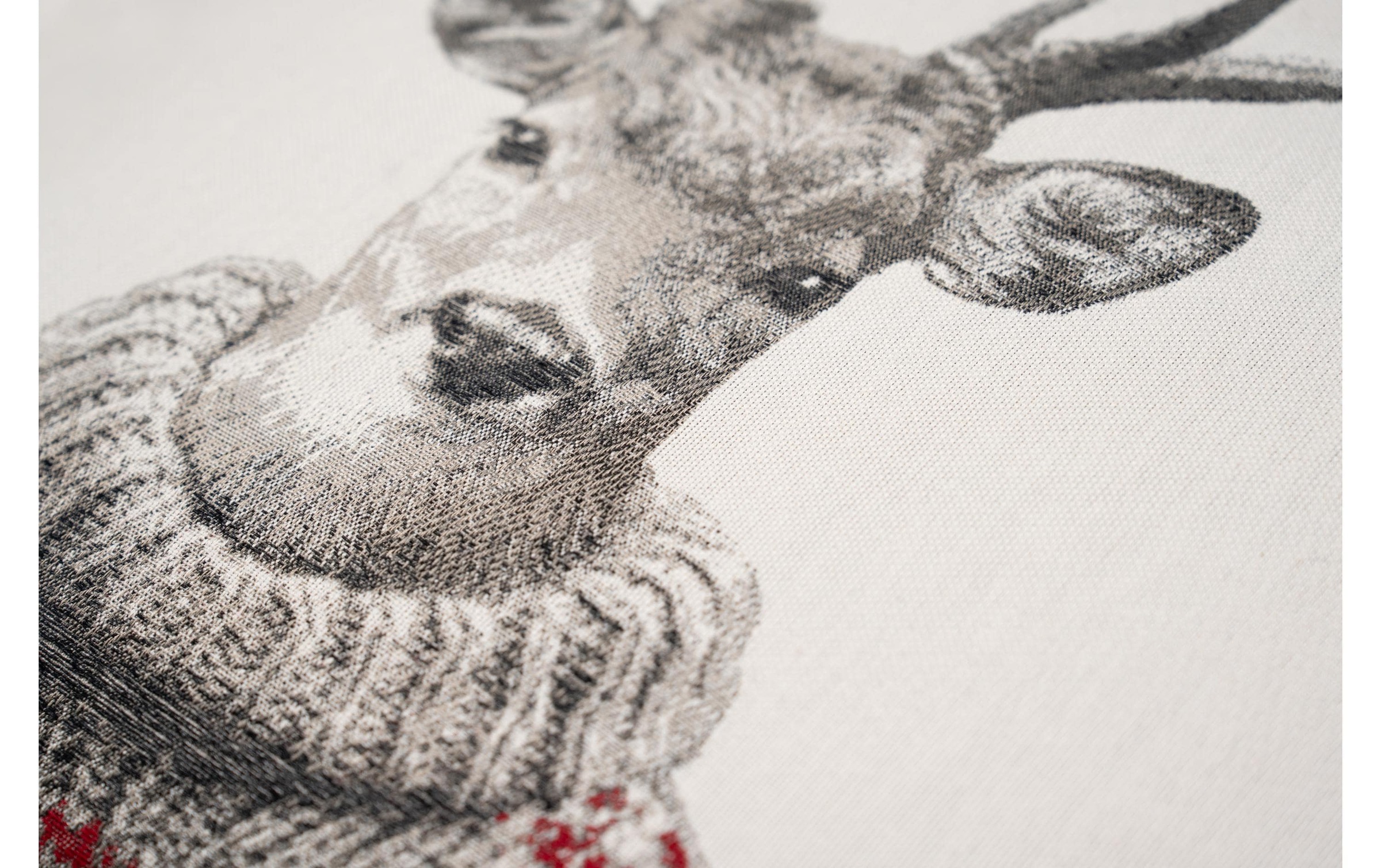 Casa Leon Kissenhülle »Kissenhülle Hirsch mit Pullover 45 x 45 cm«