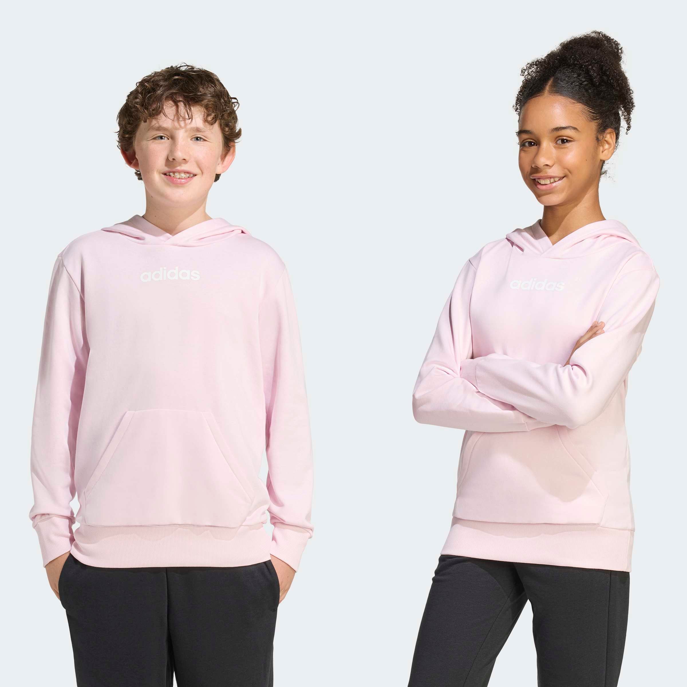 Image of adidas Sportswear Kapuzensweatshirt "ESSENTIALS KIDS HOODIE", für Kinder, mit Kapuze, ohne Verschluss, in normaler Länge