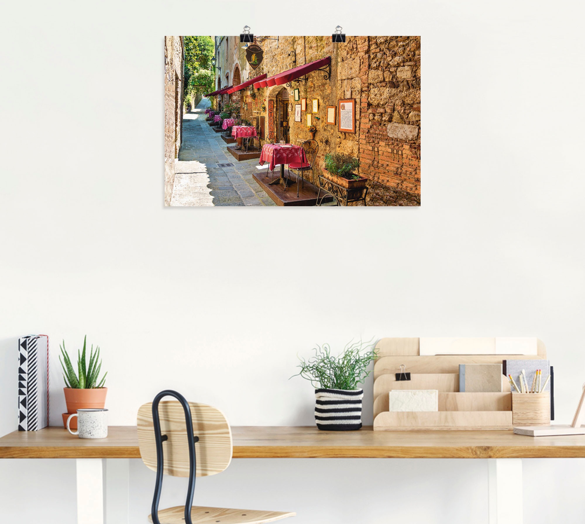 Artland Wandbild »Toskana II«, Europa, (1 St.), als Alubild, Outdoorbild, Leinwandbild, Poster, Wandaufkleber