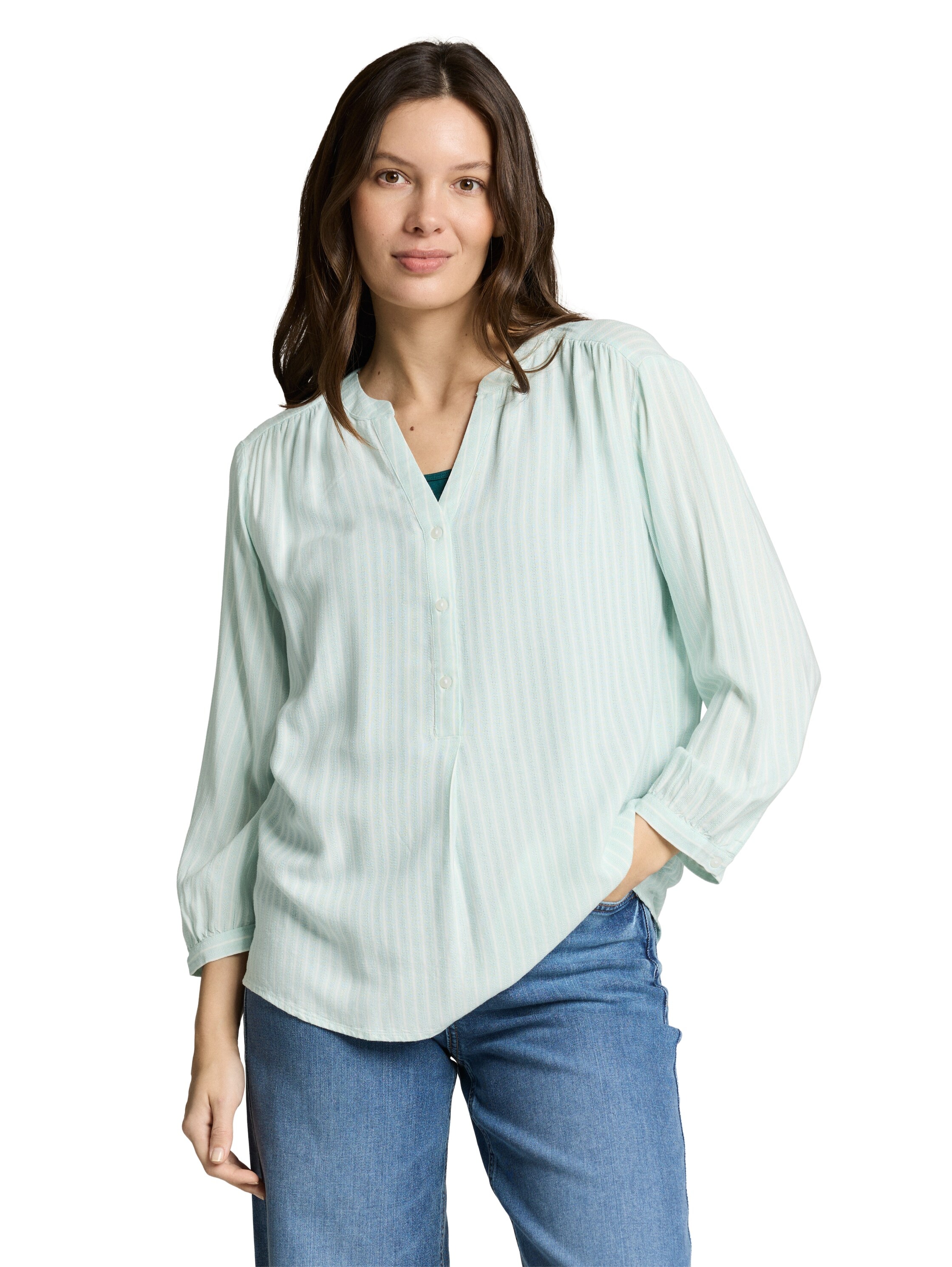 Image of TOM TAILOR Klassische Bluse mit Streifen Muster