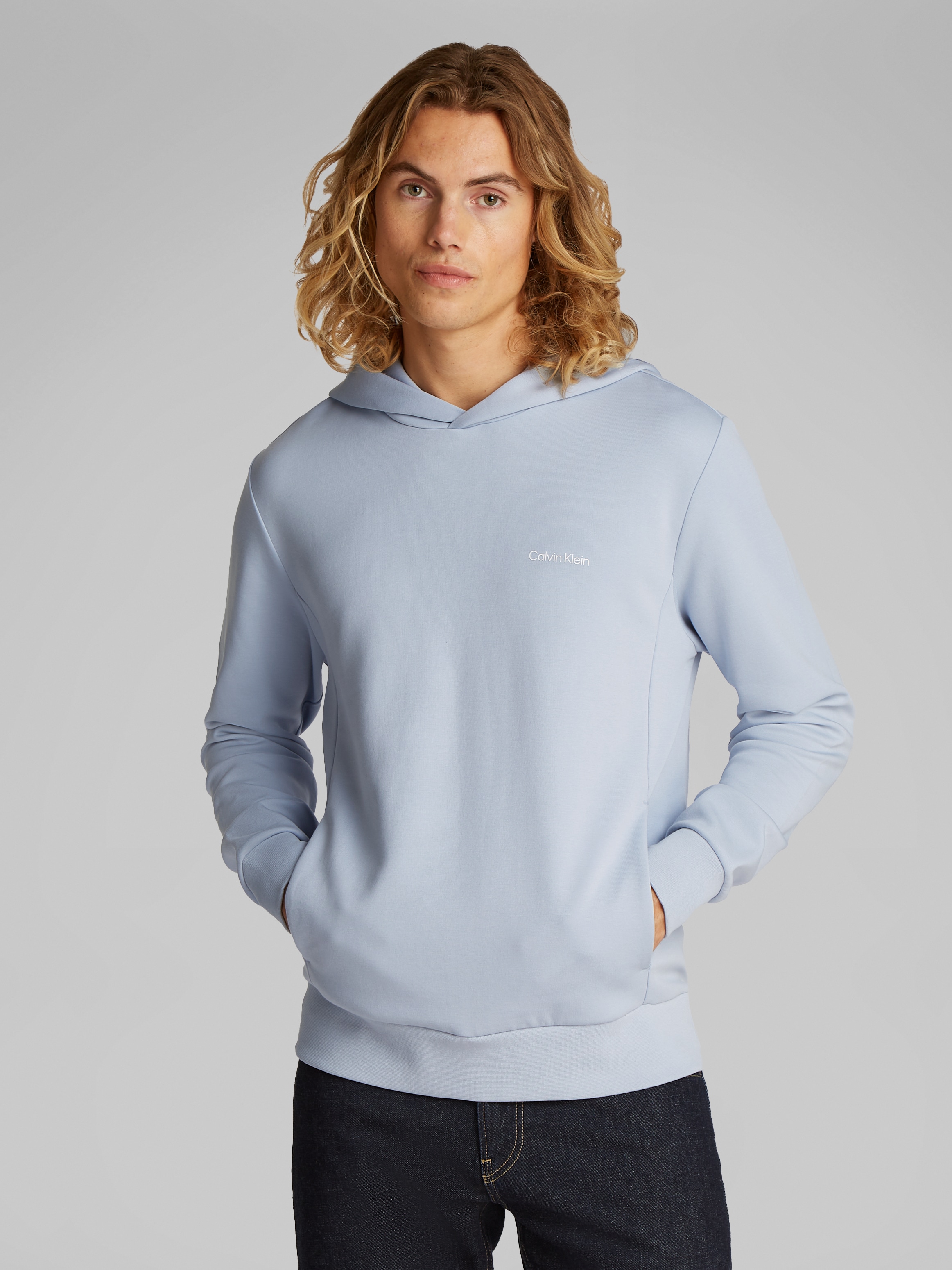 Image of Calvin Klein Jeans Kapuzensweatshirt "MICRO LOGO HOODIE", mit Kängurutasche