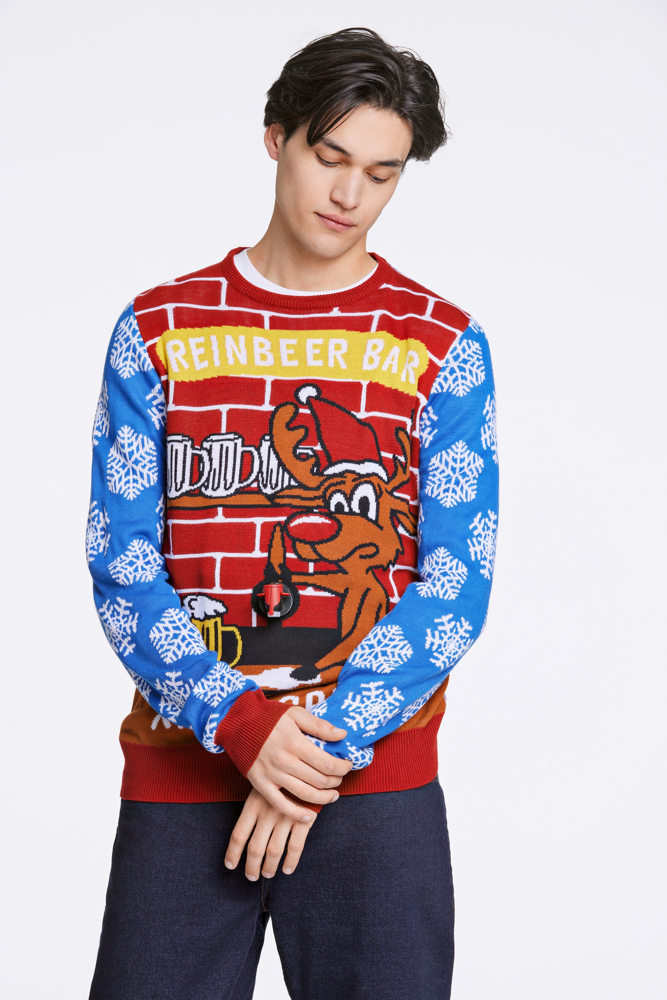 Image of LINDBERGH Strickpullover mit Weihnachts-Motiv