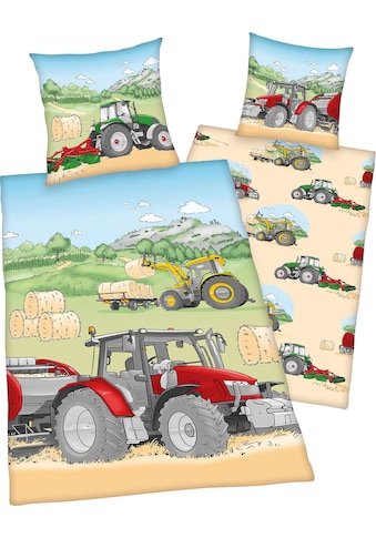 Kinderbettwäsche »Traktor«