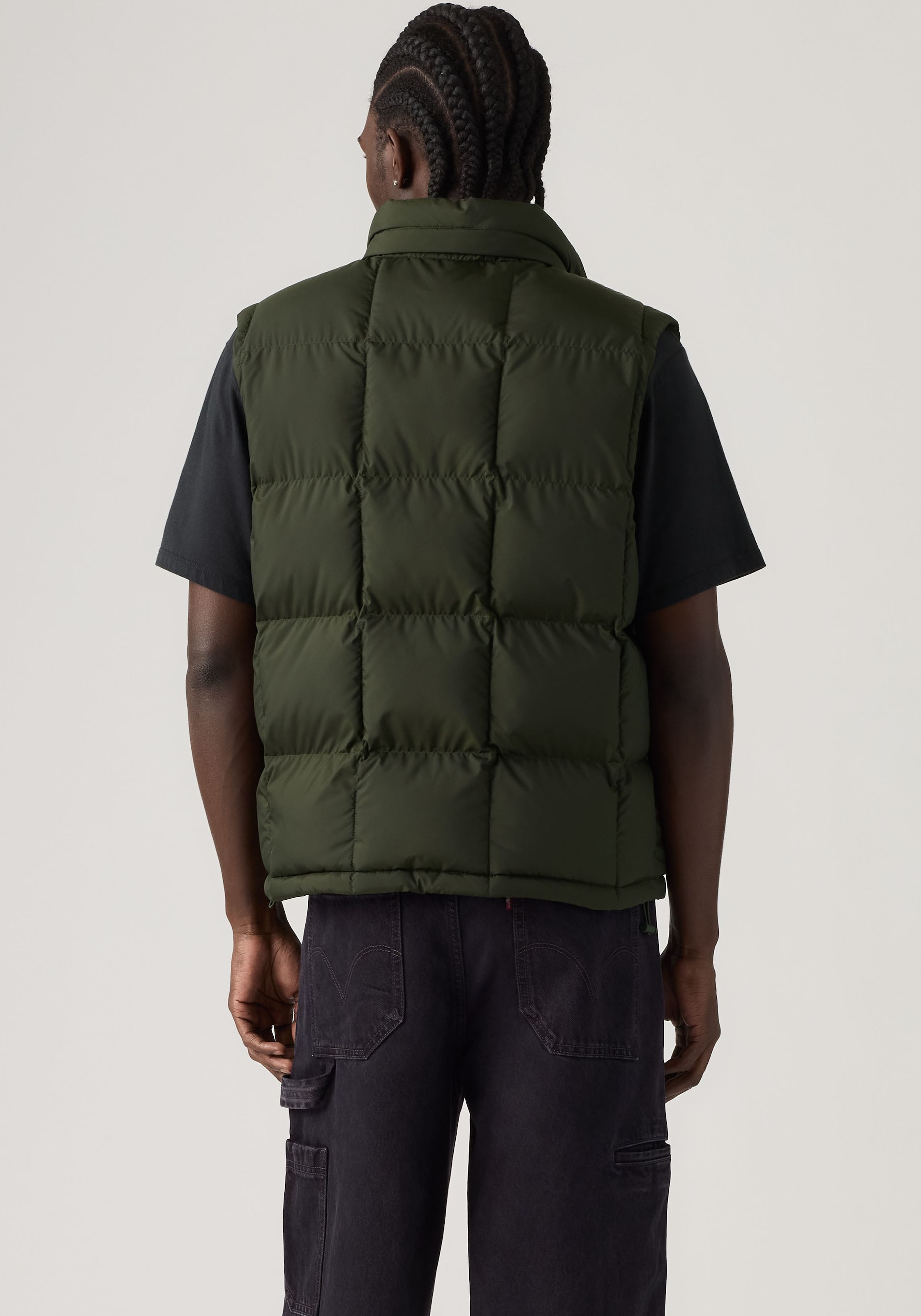Levi's® Steppweste »PIEDMONT VEST« Hoher Stehkragen, durchgehender Reissverschluss