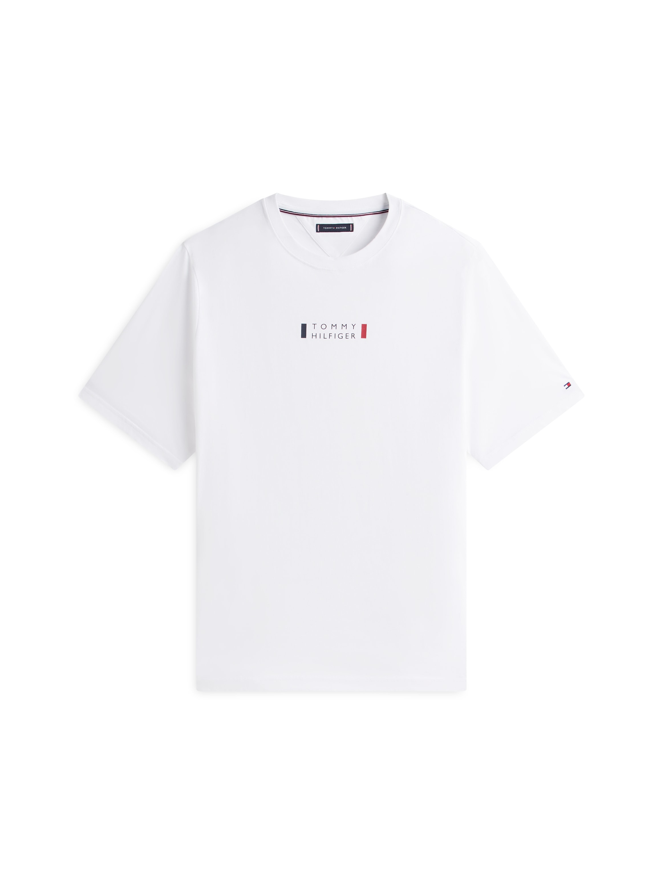 Tommy Hilfiger Big & Tall T-shirt »BT-BRAND LOVE SMALL CENTER« Grosse Grössen, Rundhals, kleiner Logoprint